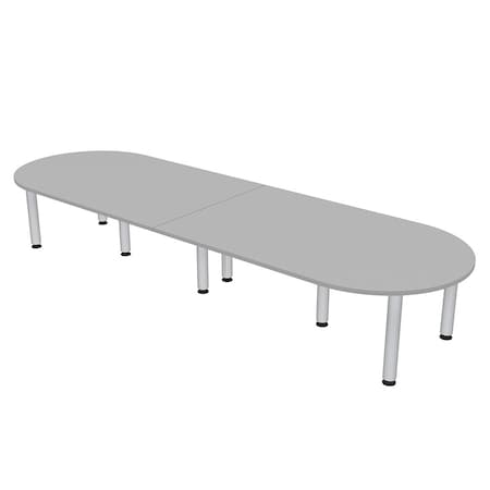Skutchi Designs 45 in W, 120 in L, 29 in H, Engineered Wood Top, Grey HAR-RAC-46119-PT-01
